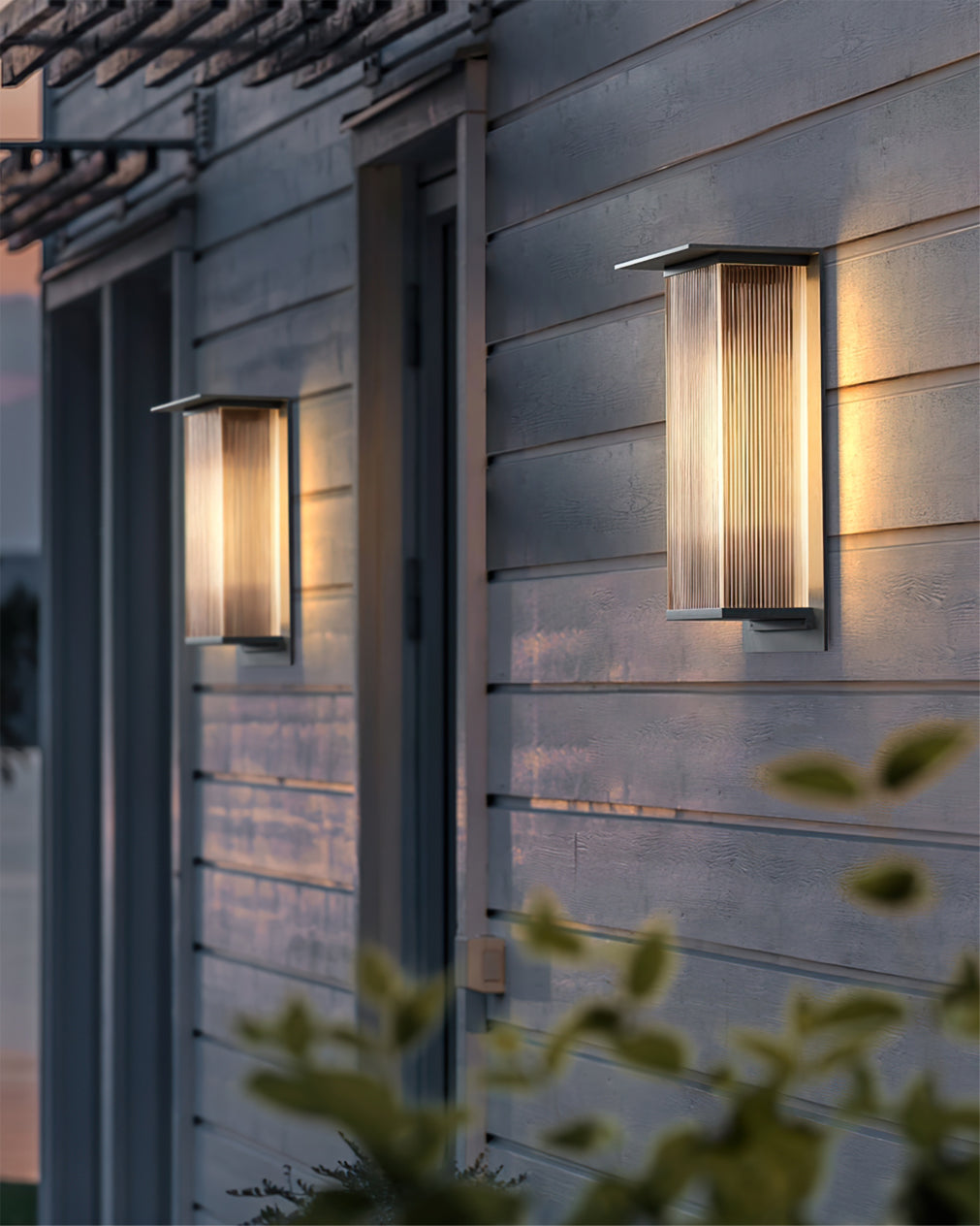 Applique Murale LED Extérieure - Durable et Écologique pour Votre Espace