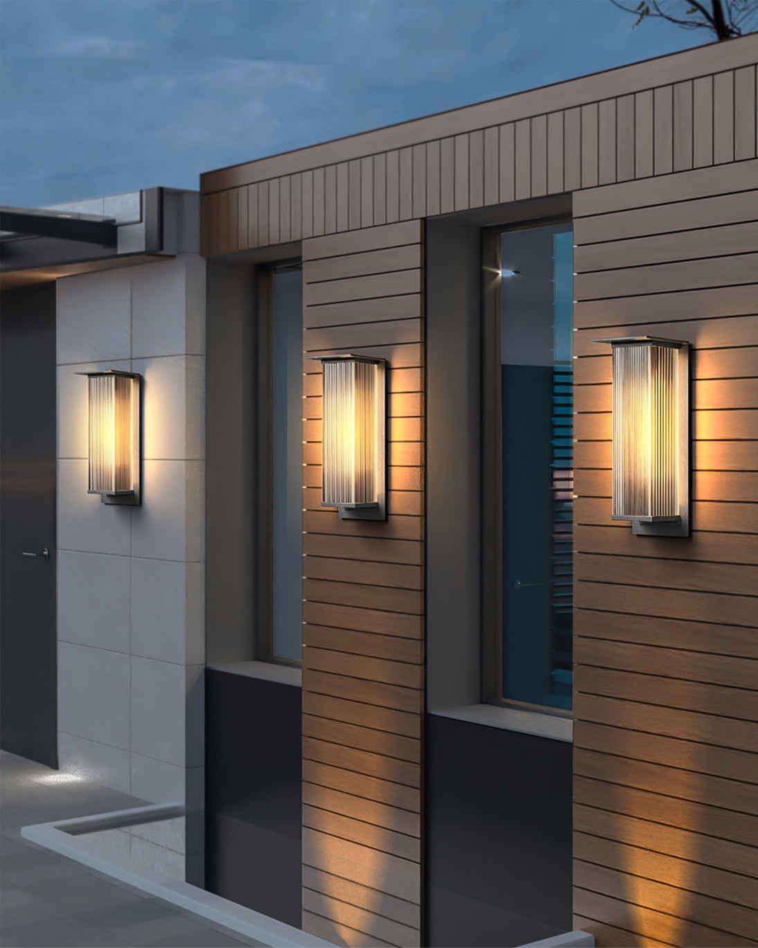 Applique Murale LED Extérieure - Durable et Écologique pour Votre Espace