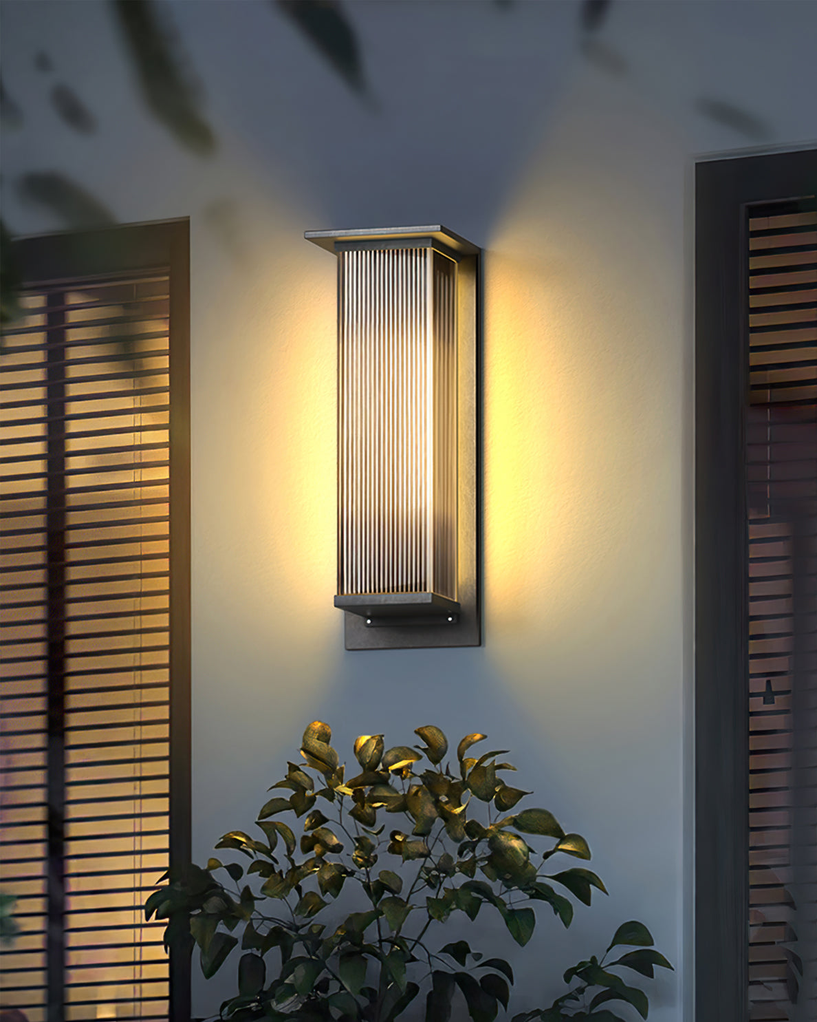 Applique Murale LED Extérieure - Durable et Écologique pour Votre Espace