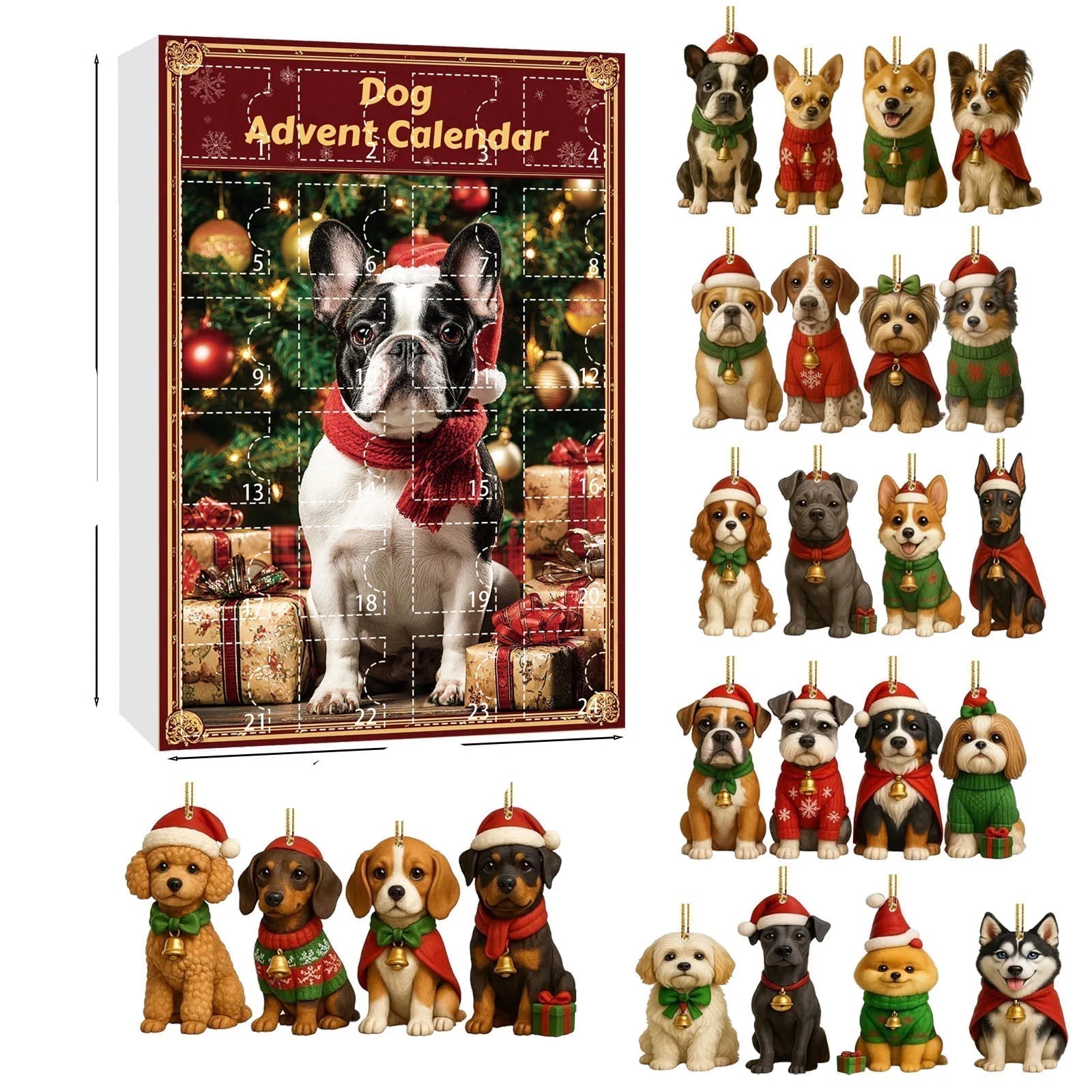 Calendrier de l'Avent pour Amateurs de Chiens - 24 Surprises Charmantes à Découvrir