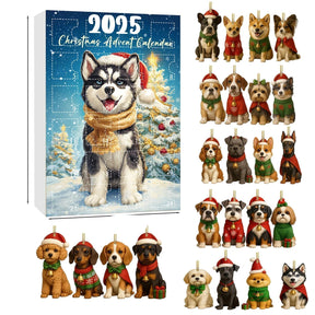 Calendrier de l'Avent pour Amateurs de Chiens - 24 Surprises Charmantes à Découvrir