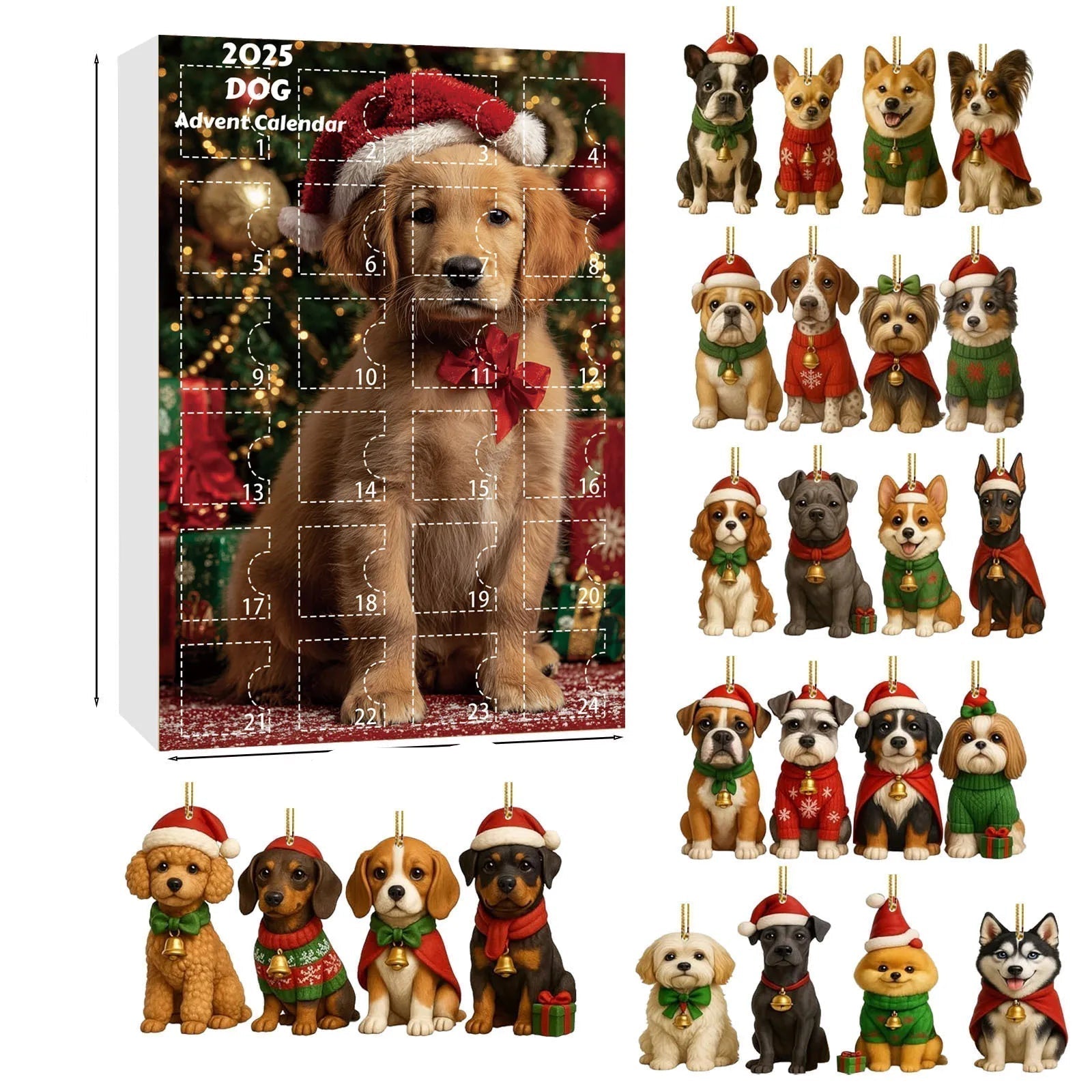 Calendrier de l'Avent pour Amateurs de Chiens - 24 Surprises Charmantes à Découvrir