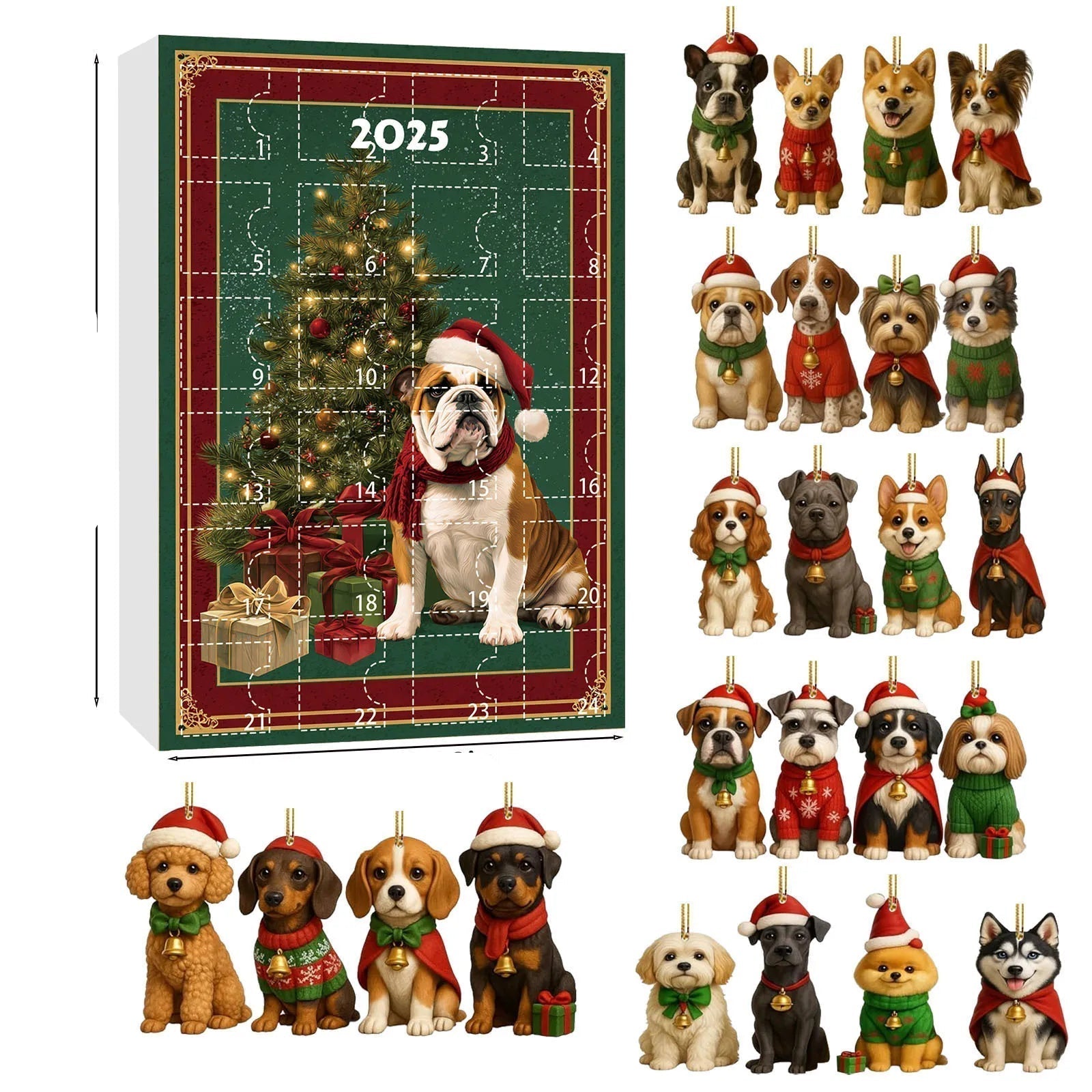 Calendrier de l'Avent pour Amateurs de Chiens - 24 Surprises Charmantes à Découvrir