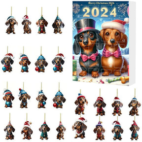 Calendrier de l'Avent pour Amoureux des Chiens - Mignons Surprises Quotidiennes à Découvrir