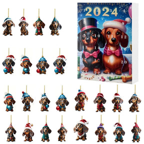 Calendrier de l'Avent pour Amoureux des Chiens - Mignons Surprises Quotidiennes à Découvrir
