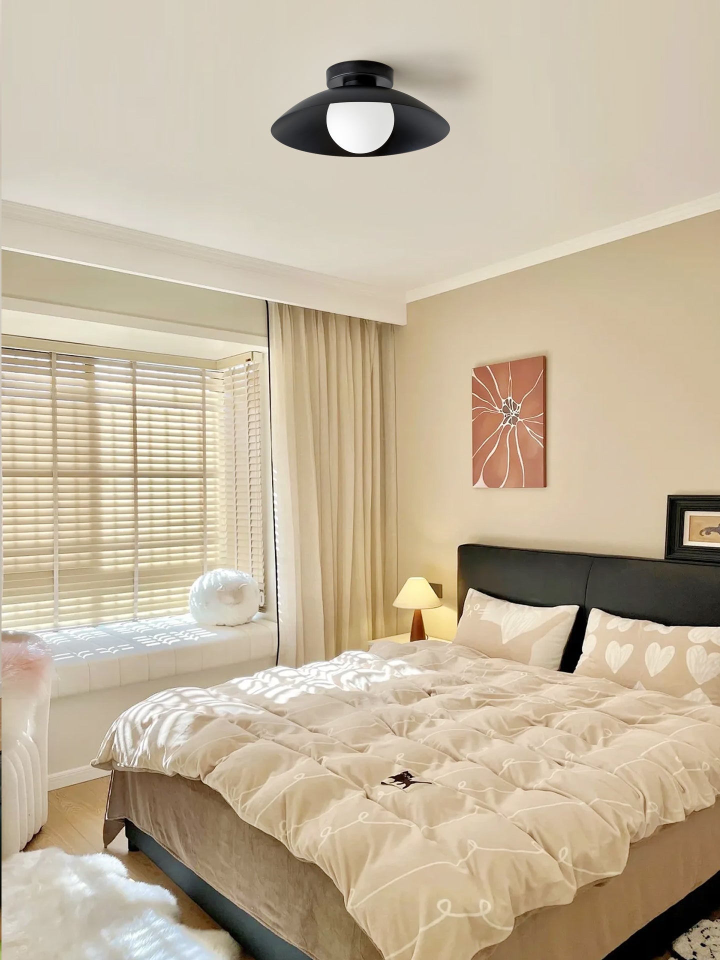 Lampe de Plafond Minimaliste - Éclairage Chic Inspiré du Design Scandinave
