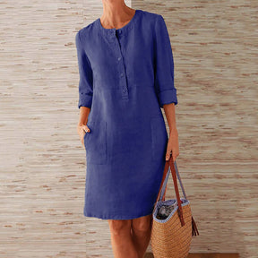 Robe d'été Polyester pour Femmes - Élégance Confortable et Polyvalente