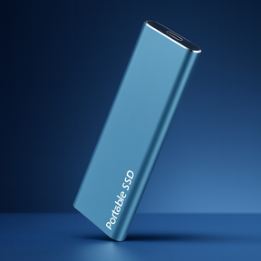 SSD Externe Portable Haute Vitesse - Design en Aluminium Compact et Durable