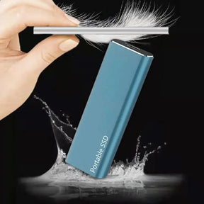 SSD Externe Portable Haute Vitesse - Design en Aluminium Compact et Durable