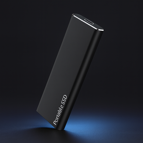 SSD Externe Portable Haute Vitesse - Design en Aluminium Compact et Durable