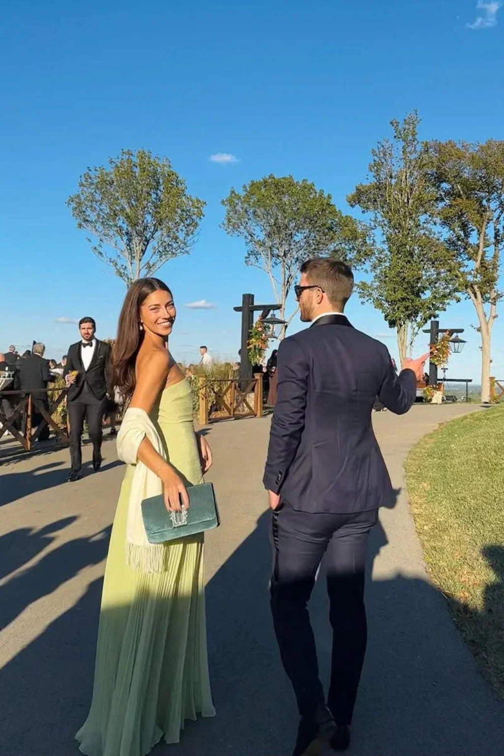 Robe maxi bustier à fronces taille basse femme élégante pour mariage et soirée