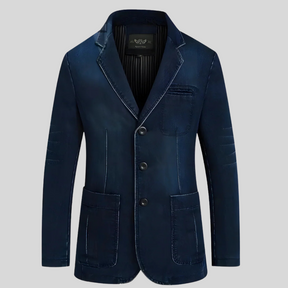 Veste en Jean Vintage pour Hommes - Style Classique avec Détails Modernes