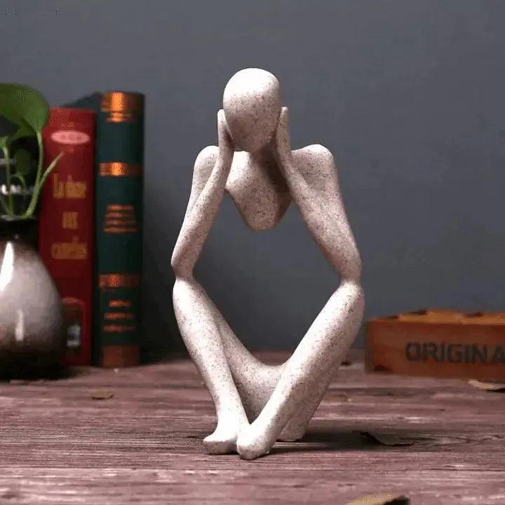 Sculpture Abstraite en Résine - Design Unique et Fait Main