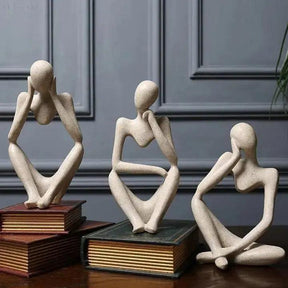 Sculpture Abstraite en Résine - Design Unique et Fait Main