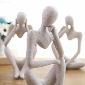 Sculpture Abstraite en Résine - Design Unique et Fait Main