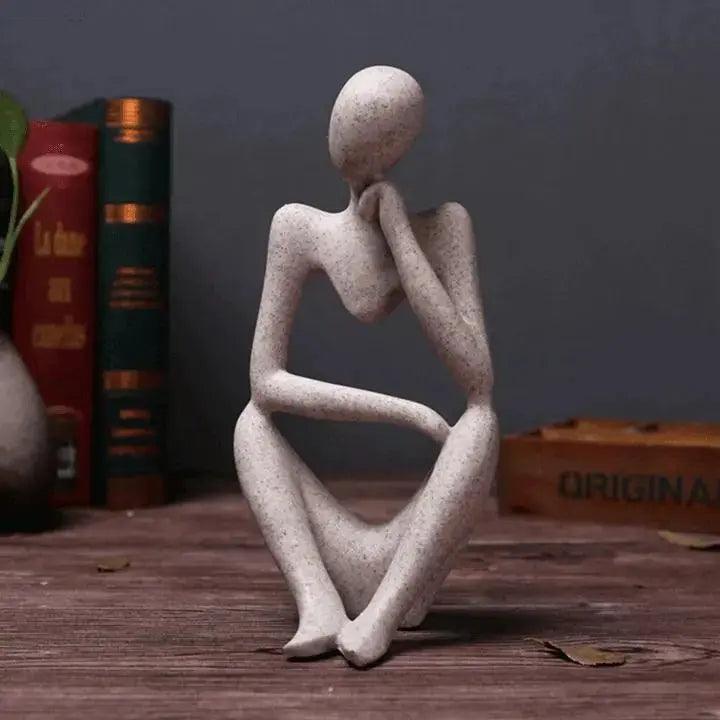 Sculpture Abstraite en Résine - Design Unique et Fait Main