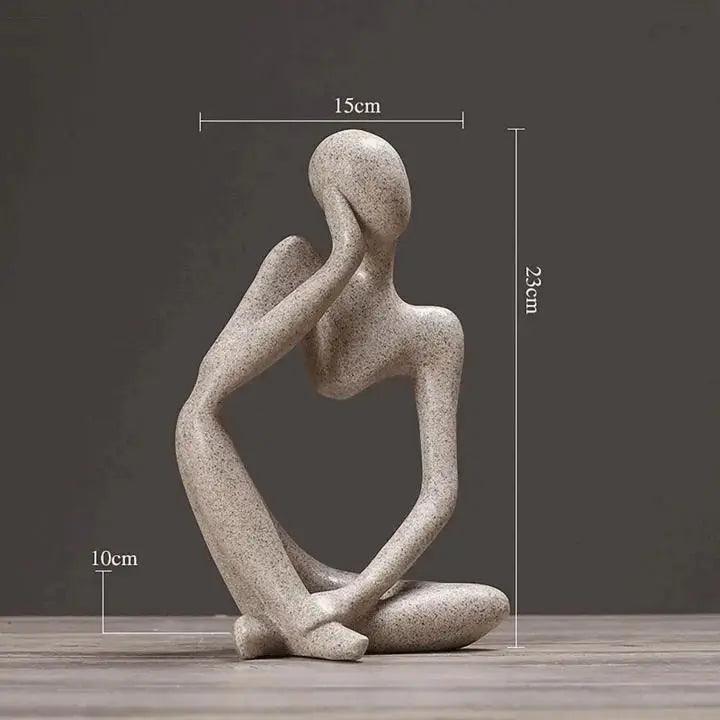 Sculpture Abstraite Penseur - Fait Main et Design Unique