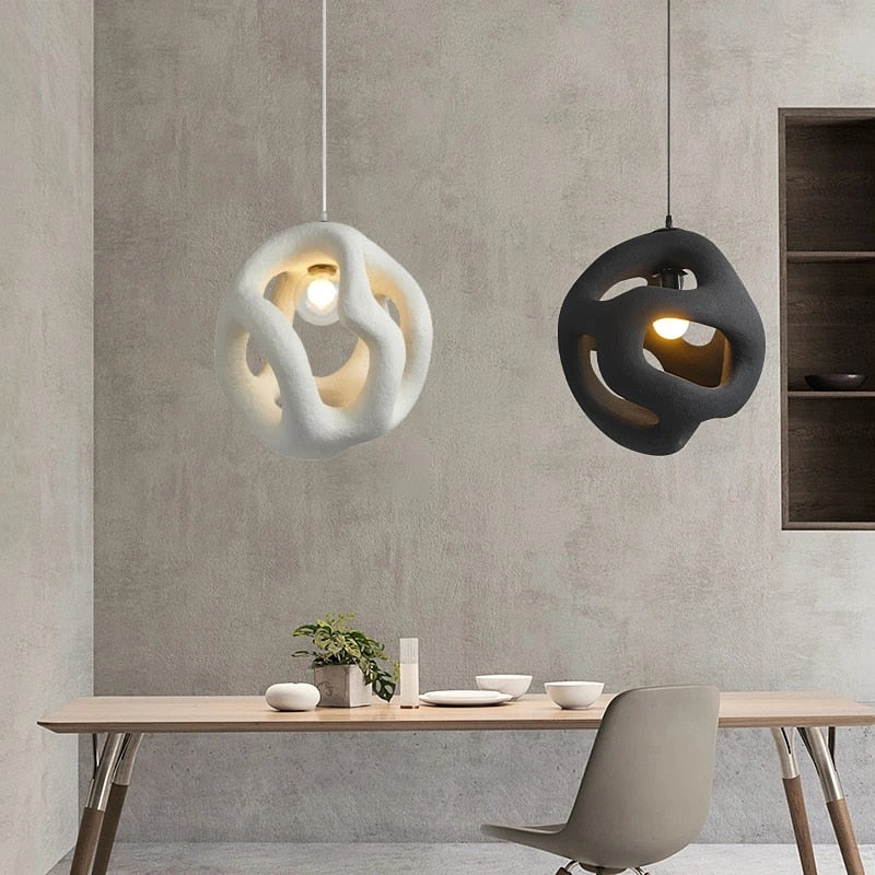 Lampe Pendentif Wabi Sabi Artisanale - Éclairage Apaisant et Design Unique