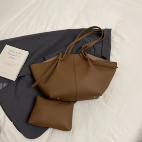 Tote à Épaule Design Premium - Sac Spacieux avec Poche Détachable