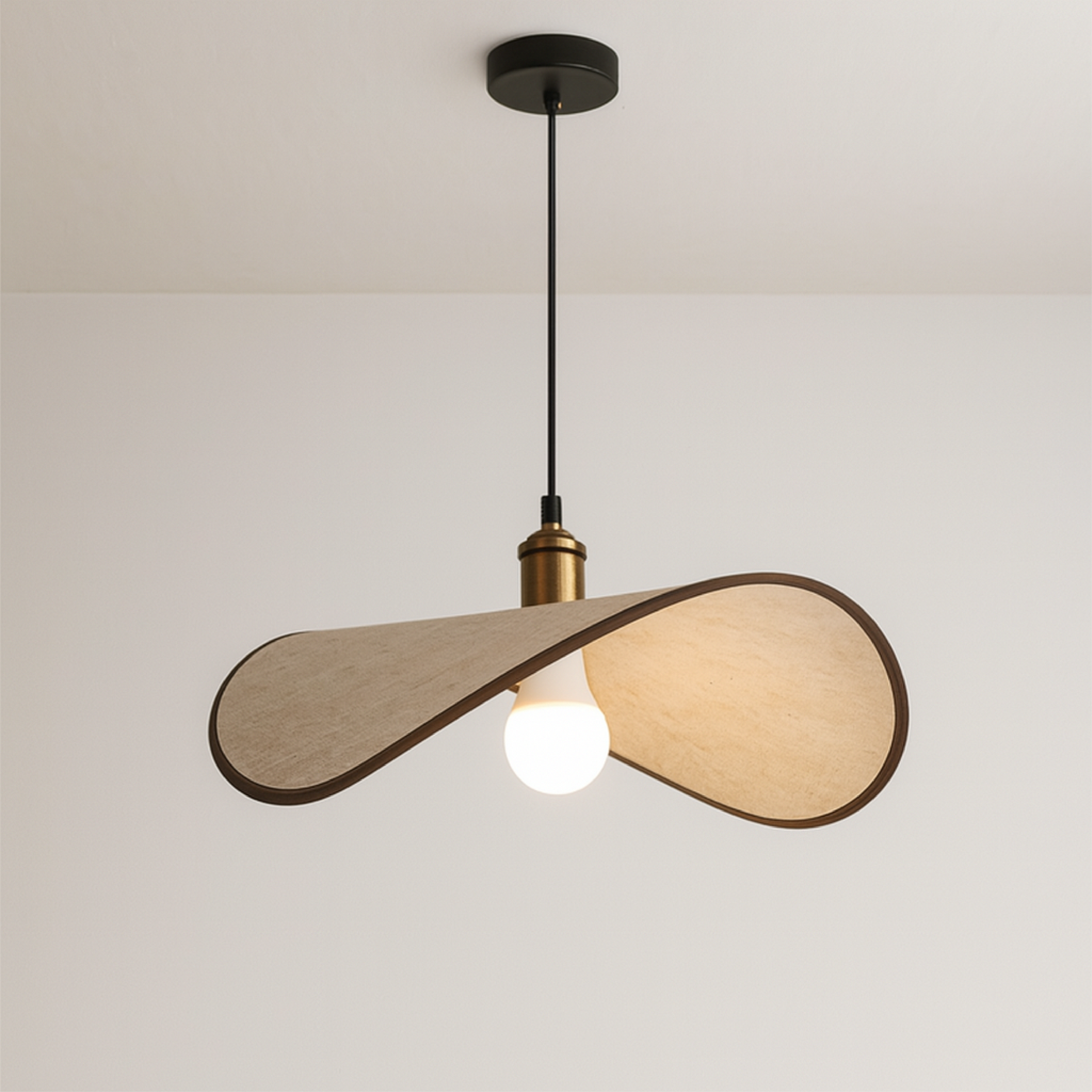 Lampe Pendante Wabi Sabi - Élégance Sculpturale et Atmosphère Apaisante