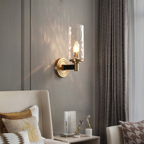 Applique Murale en Verre Élégante - Éclairage Chaud pour Ambiance Luxueuse