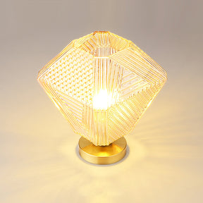 Lampe de Plafond Art Déco - Élégance et Luxe en Verre et Laiton