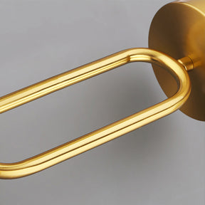 Lampe de Plafond Art Déco - Élégance et Luxe en Verre et Laiton