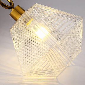 Lampe de Plafond Art Déco - Élégance et Luxe en Verre et Laiton