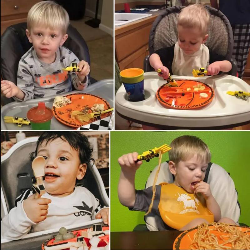 Vaisselle Engagée pour Enfants - Amusante et Pratique pour Repas