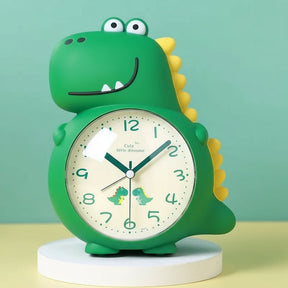 Réveil Dinosaure Amusant pour Enfants | Lumière Douce et Mécanisme Silencieux
