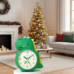 Réveil Dinosaure Amusant pour Enfants | Lumière Douce et Mécanisme Silencieux