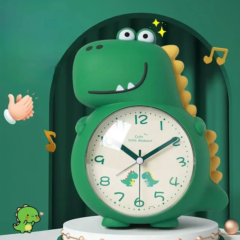 Réveil Dinosaure Amusant pour Enfants | Lumière Douce et Mécanisme Silencieux