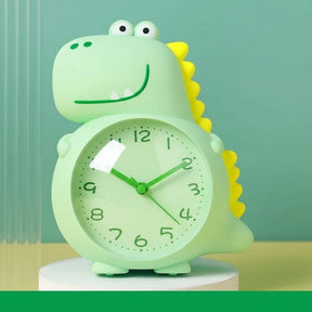 Réveil Dinosaure Amusant pour Enfants | Lumière Douce et Mécanisme Silencieux