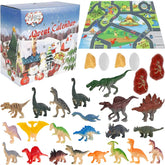 Calendrier de l'Avent Dinosaures | 28 Figurines Éducatives et Amusantes