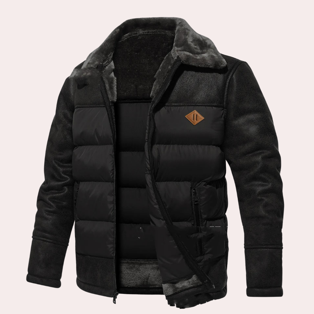 Veste Puffer Matelassée pour Hommes - Chaude, Légère et Pratique