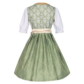 Robe Dirndl Or Champagne - Élégante et Glamoureuse pour Oktoberfest