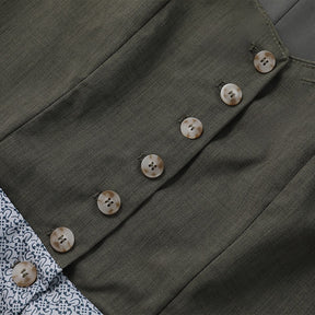 Robe Dirndl Traditionnelle avec Tablier - Élégante Tenue pour Oktoberfest