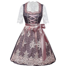 Robe dirndl traditionnelle avec broderie - Ensemble élégant pour Oktoberfest