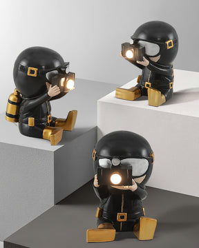 Lampe de Table Contemporaine - Éclairage Doux et Décoration Unique