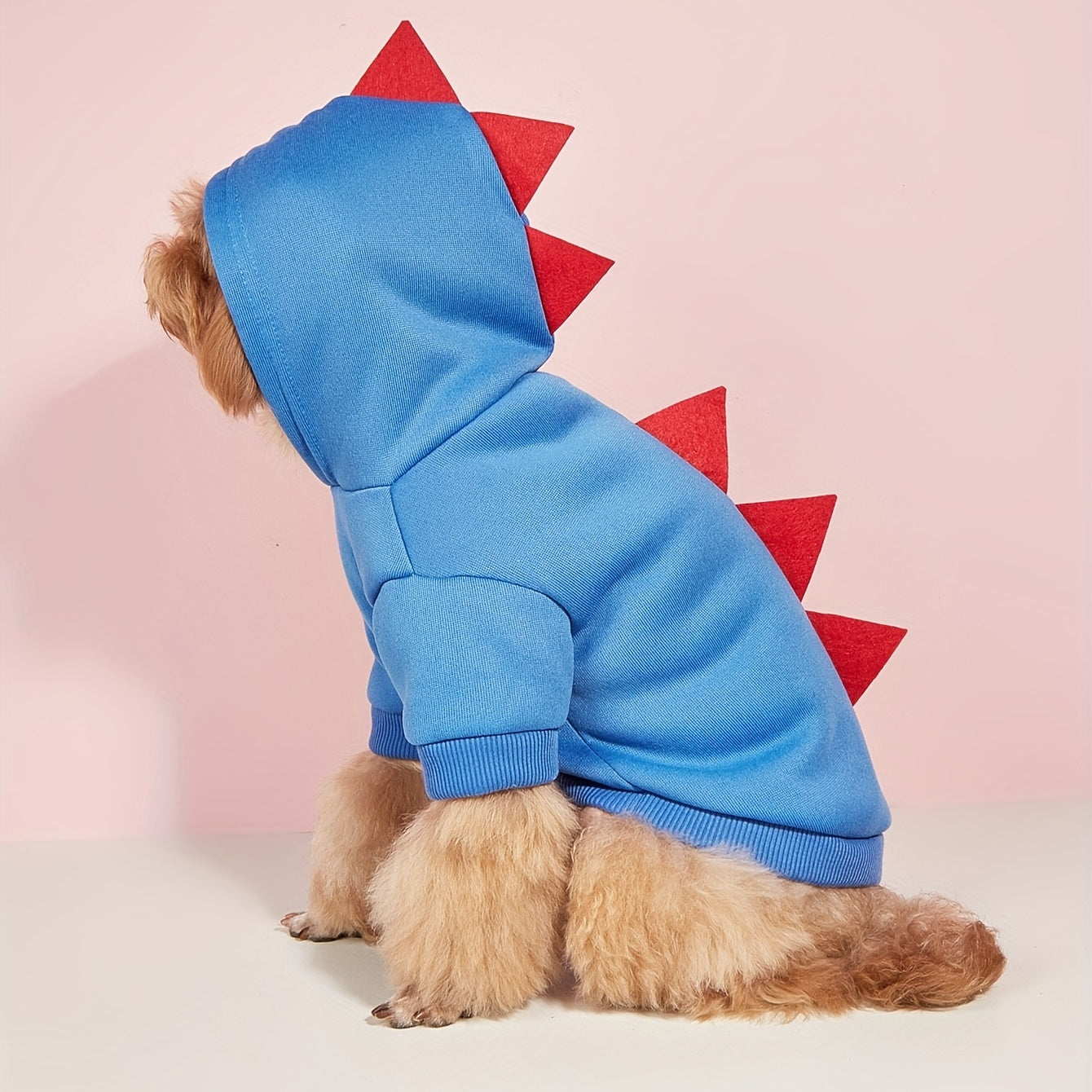 Costume de Chien Dinosaure - Hoodie en Fleece Doux et Amusant