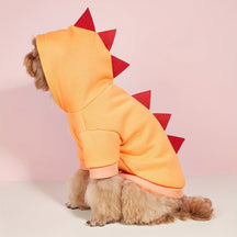 Costume de Chien Dinosaure - Hoodie en Fleece Doux et Amusant