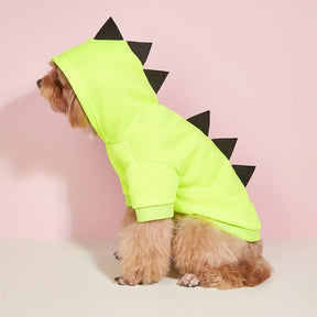 Costume de Chien Dinosaure - Hoodie en Fleece Doux et Amusant