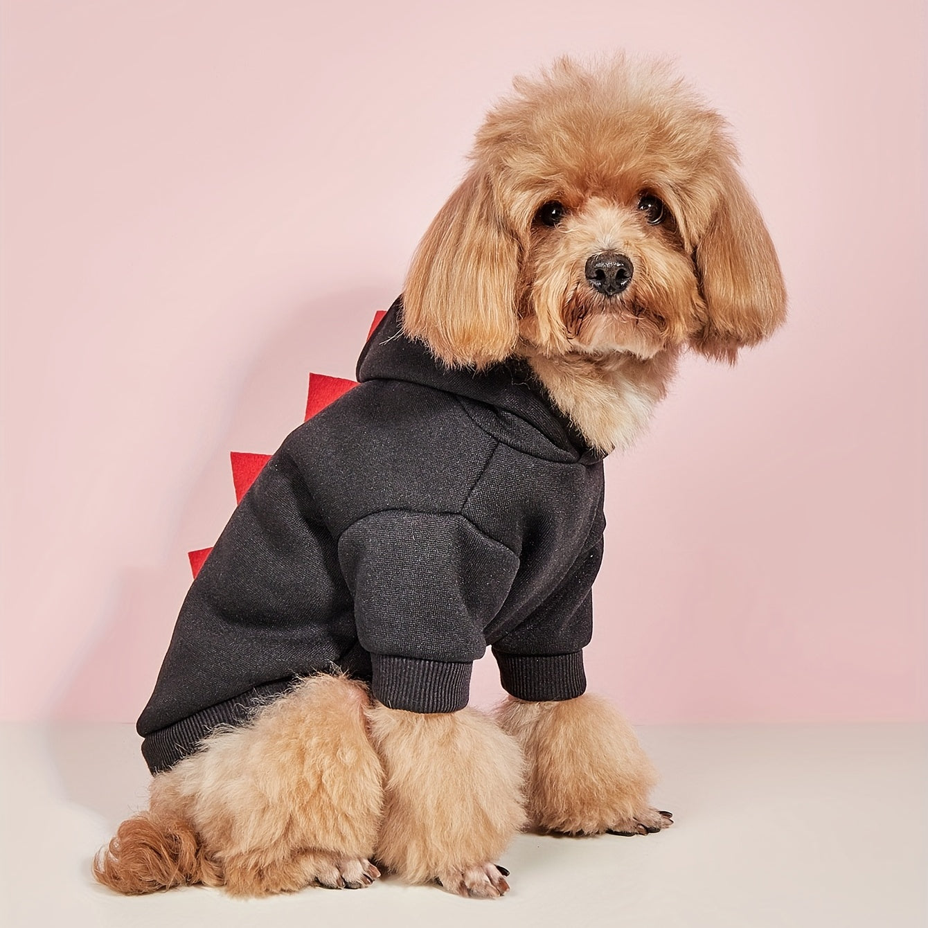 Costume de Chien Dinosaure - Hoodie en Fleece Doux et Amusant