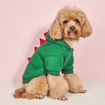 Costume de Chien Dinosaure - Hoodie en Fleece Doux et Amusant