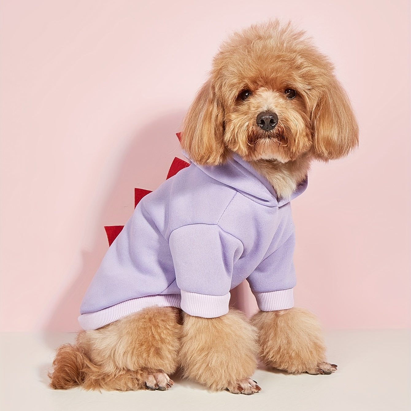 Costume de Chien Dinosaure - Hoodie en Fleece Doux et Amusant