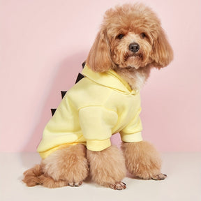 Costume de Chien Dinosaure - Hoodie en Fleece Doux et Amusant