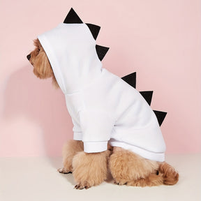 Costume de Chien Dinosaure - Hoodie en Fleece Doux et Amusant