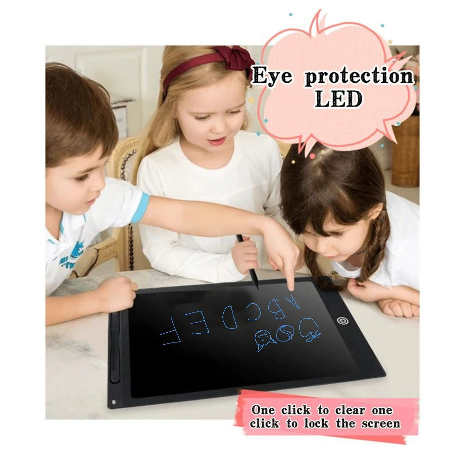 Tablette d'Écriture LCD 12 Pouces - Créativité et Apprentissage Interactif