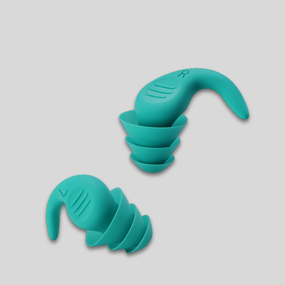 Bouchons d'oreilles en Silicone Réutilisables - Confort et Isolation Phonique pour Sommeil