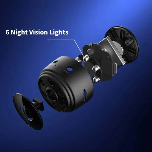 Caméra de Recul Sans Fil - Vision Nocturne et Support Rotatif